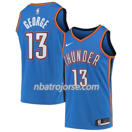 Män Oklahoma City Thunder Tröja Paul George 13 2019-20 Nike Icon Edition Swingman